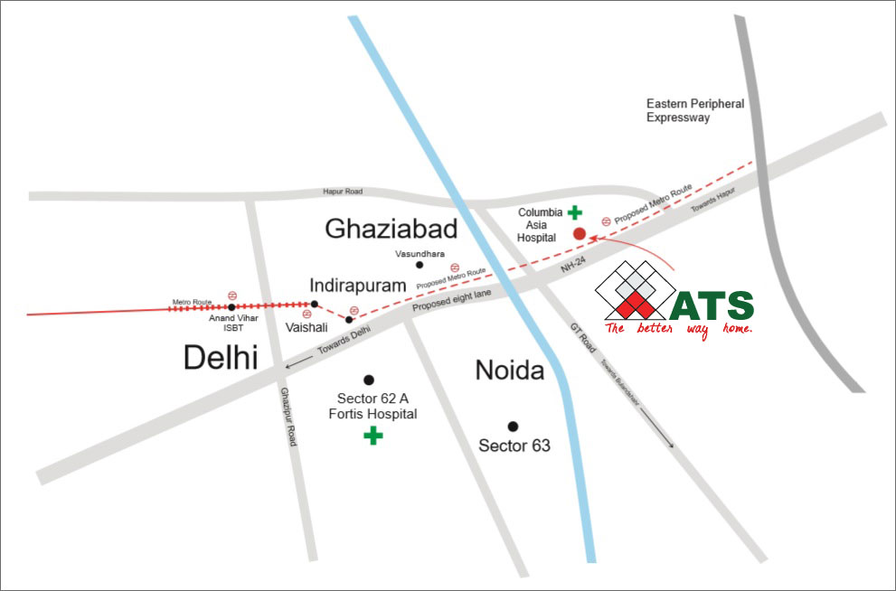 ATS Homekraft Residential Location Map