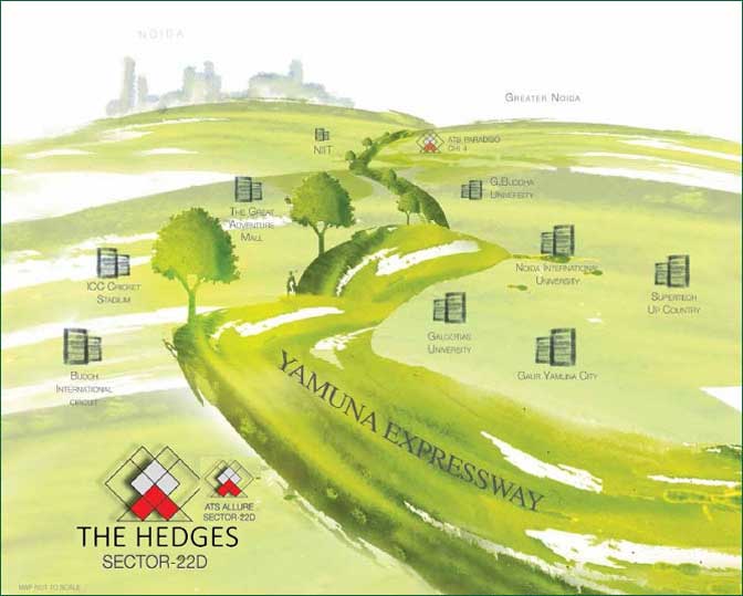 ATS The Hedges Location Map