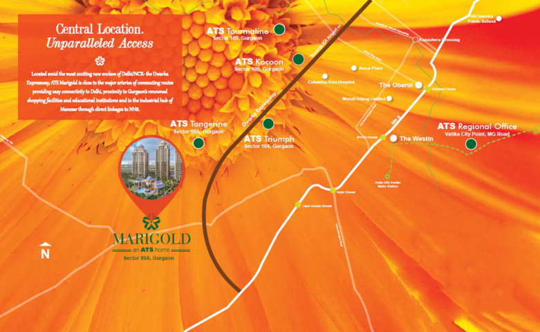 ATS Marigold Location Map