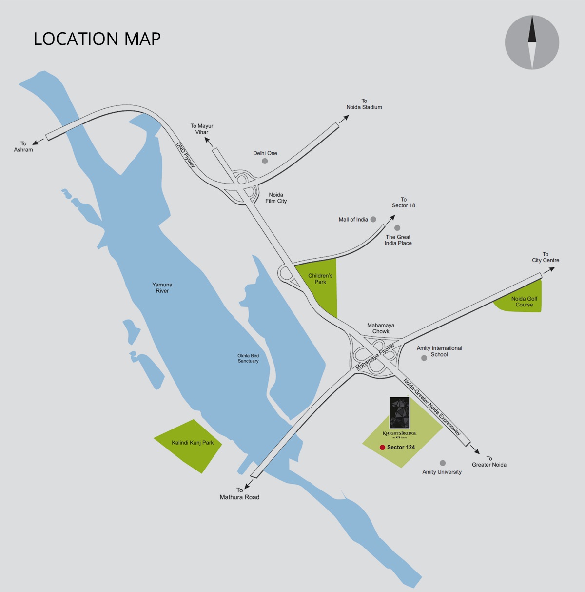 ATS Knightsbridge Location Map